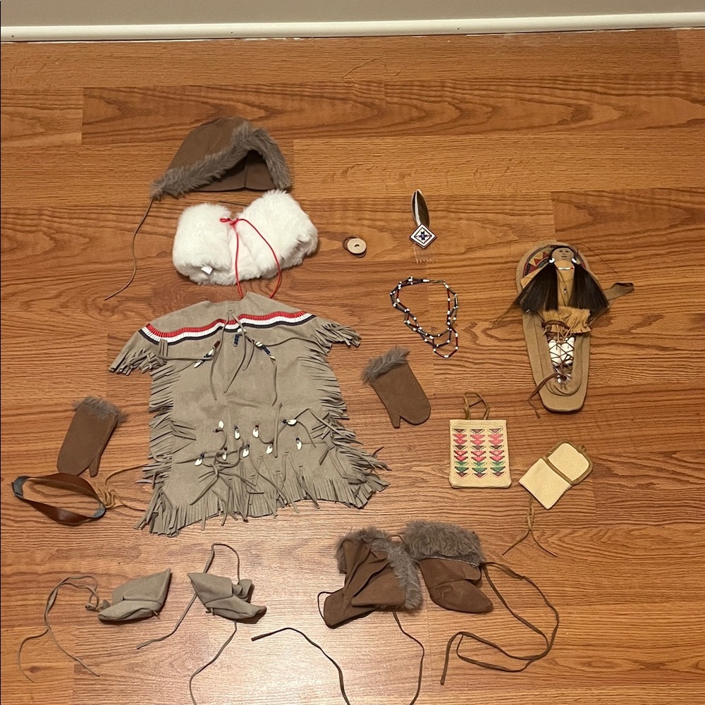 American Girl Doll Kaia outfit and accessories